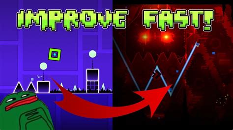 HOW TO IMPROVE AT GEOMETRY DASH .